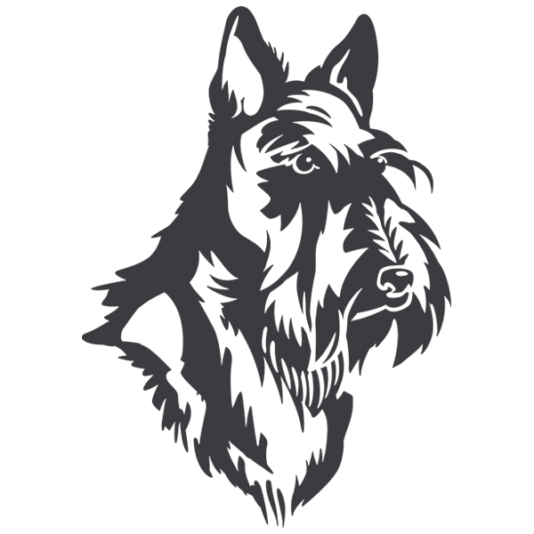 Scottish Terrier Silhouette [SVG, DXF]