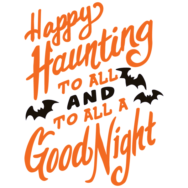 Happy Haunting to All [SVG, DXF]