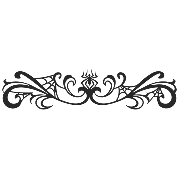 Spooky Spiderweb Border [SVG, DXF]