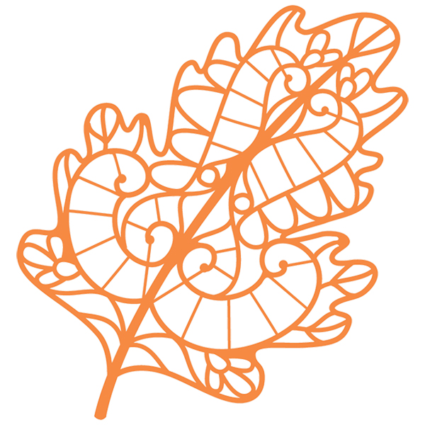 Falling Leaf [SVG, DXF]