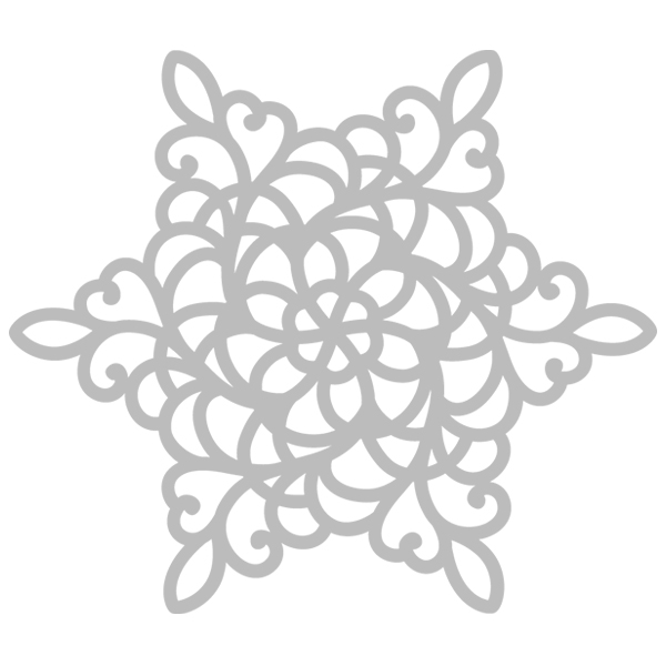 Jack Frost Snowflake [SVG, DXF]