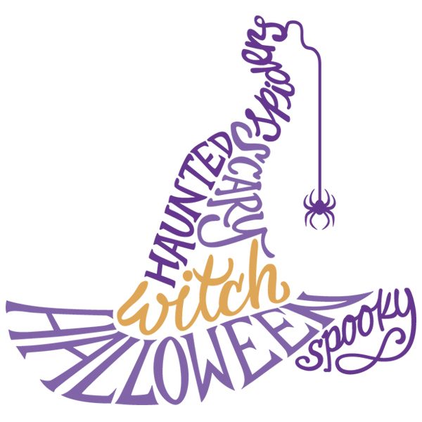 Witchy Hat [SVG, DXF]