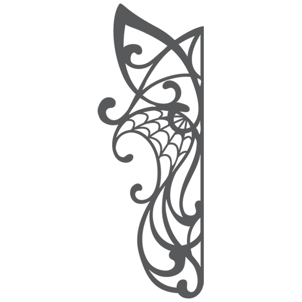 Gothic Nouveau - Flourish [SVG, DXF]