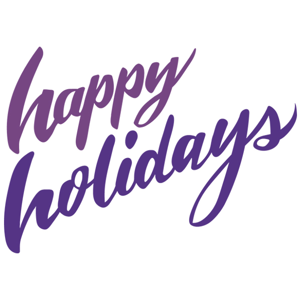 Happy Holidays [SVG, DXF]