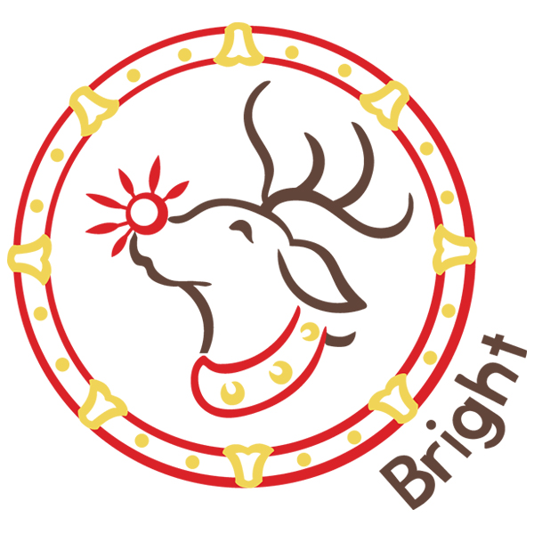 Bright Rudolph Circle [SVG, DXF]