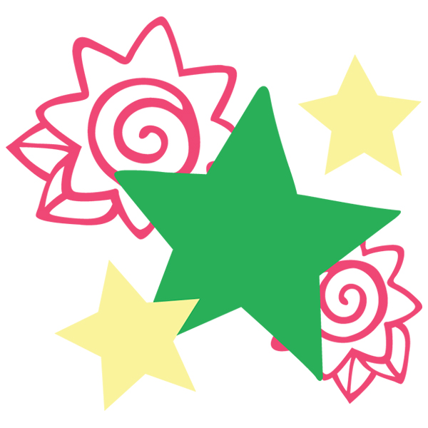 Lucky Stars 2 [SVG, DXF]