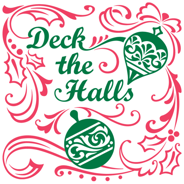 Deck the Halls with Festive Filigree [SVG, DXF]
