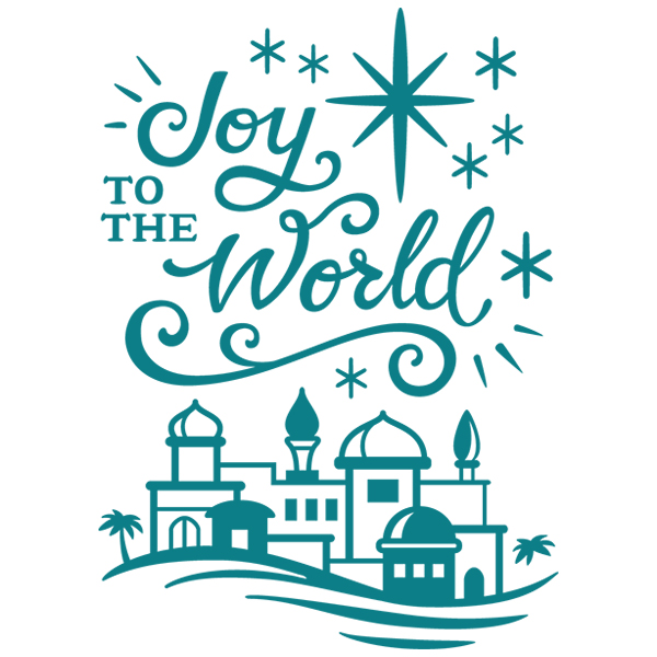 Joy to the World Scene [SVG, DXF]