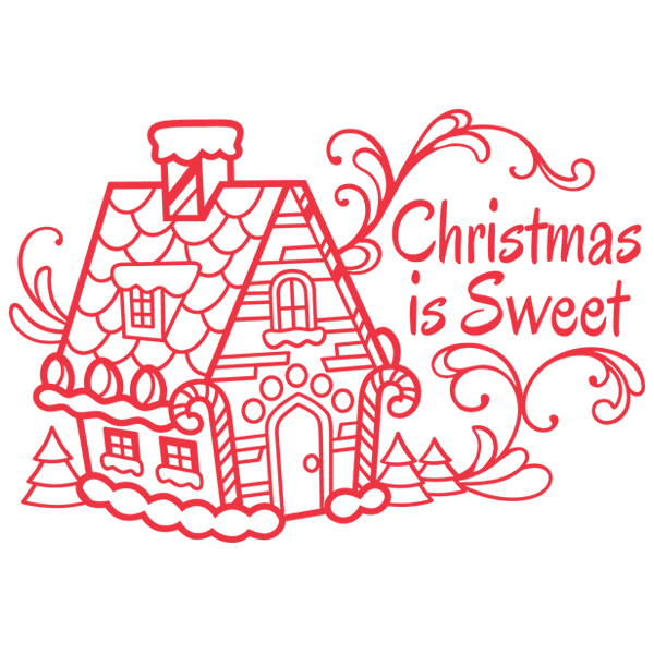 Christmas Bouquet - Christmas is Sweet [SVG, DXF]