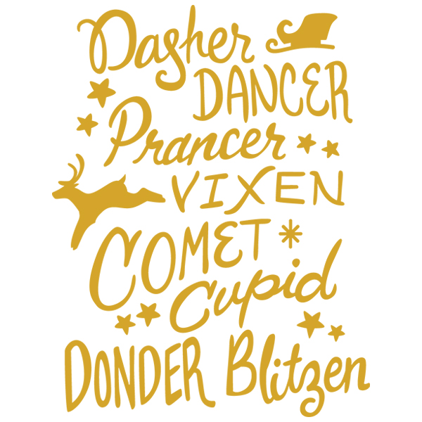 Reindeer Games (Donder) [SVG, DXF]