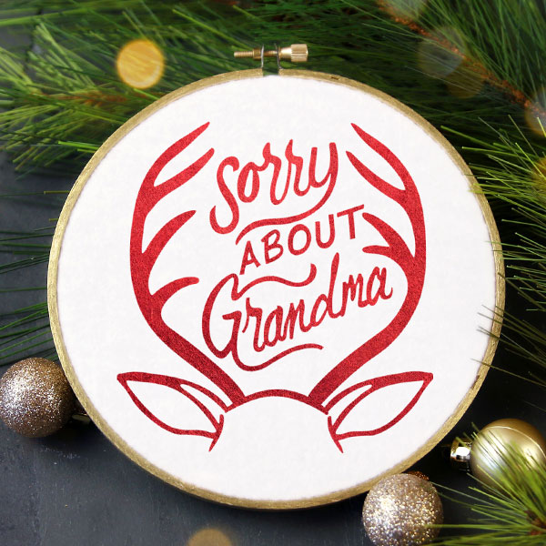 Sorry About Grandma [SVG, DXF] 1
