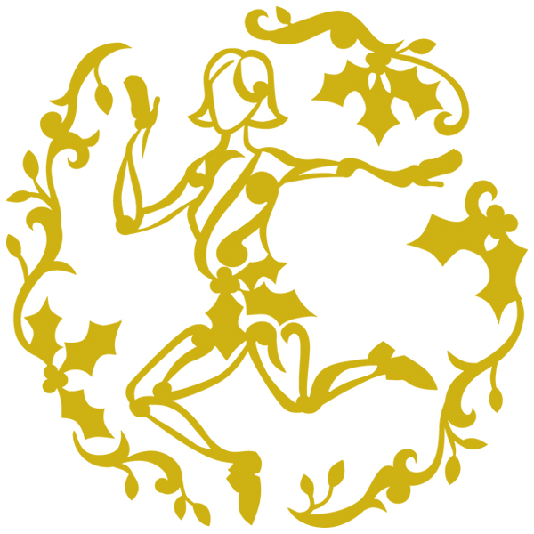 Gilded 12 Days of Christmas - Lord Leaping [SVG, DXF]
