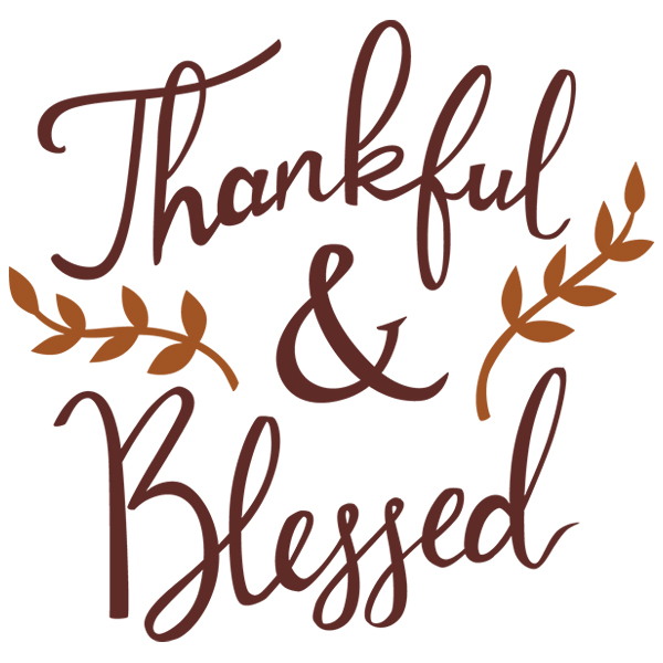 Thankful and Blessed [SVG, DXF]