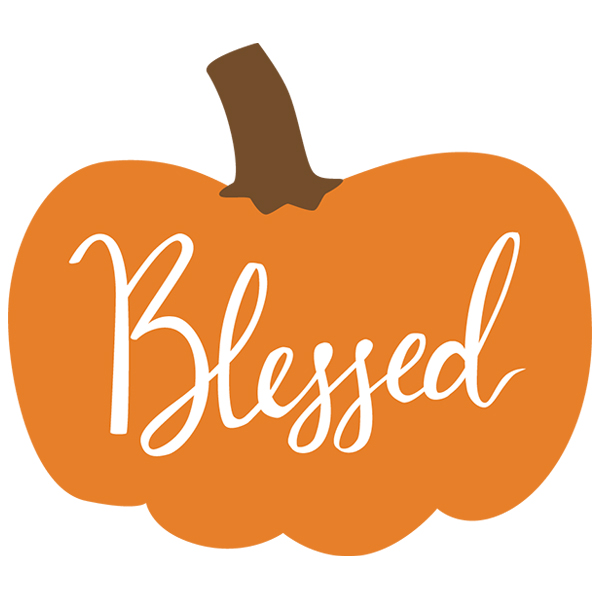 Blessed Pumpkin [SVG, DXF]