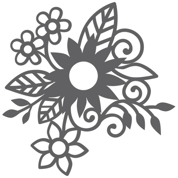 Floral Fancy [SVG, DXF]