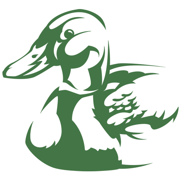 Mallard Duck Silhouette [SVG, DXF]