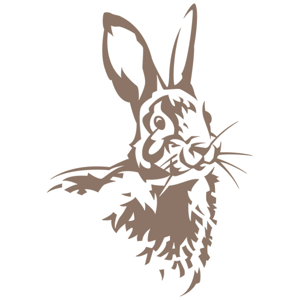 Rabbit Silhouette [SVG, DXF]
