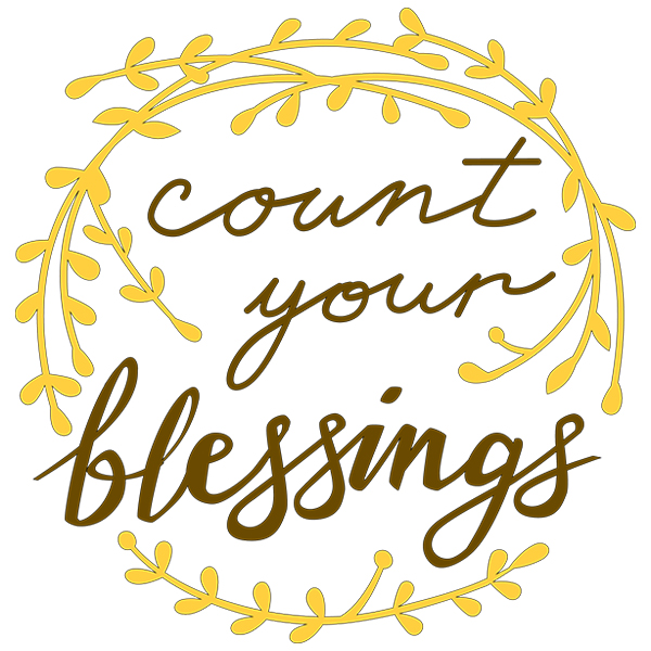 Count Your Blessings Wreath [SVG, DXF]