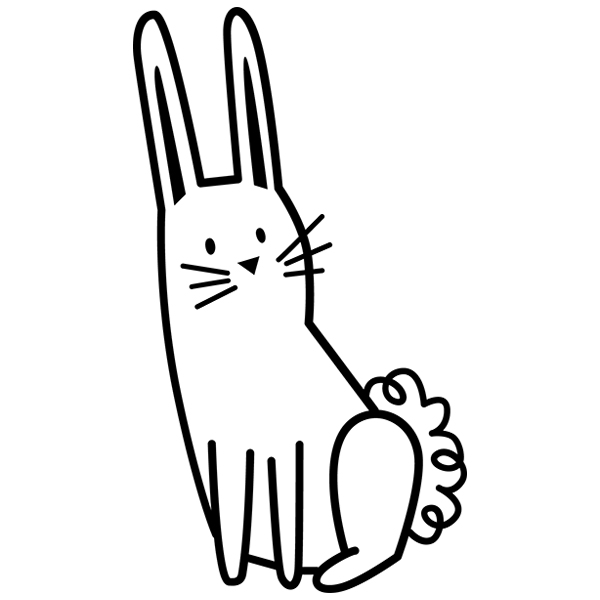 Cute Bunny [SVG, DXF]