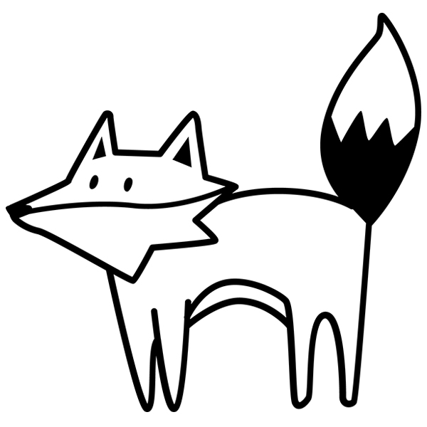 Cute Fox [SVG, DXF] 1