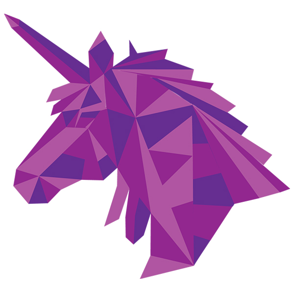 Faceted Unicorn [SVG, DXF]