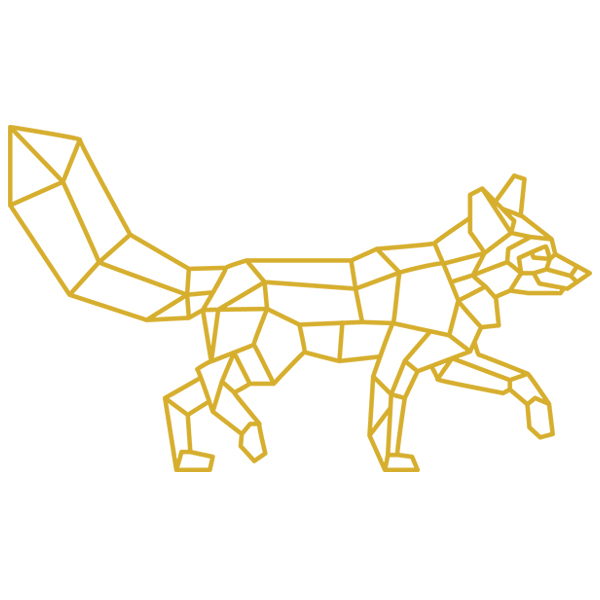 Wirework Fox [SVG, DXF]