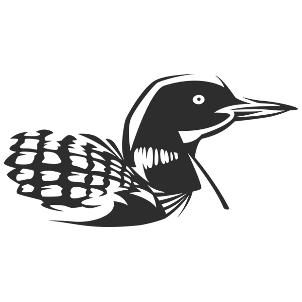 Loon Silhouette [SVG, DXF]