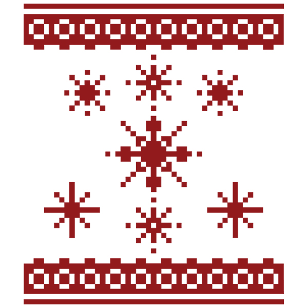 Snowflake Sweater Pattern [SVG, DXF]