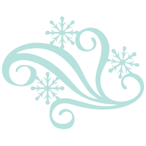 Papercut Snowflake Swirl [SVG, DXF]