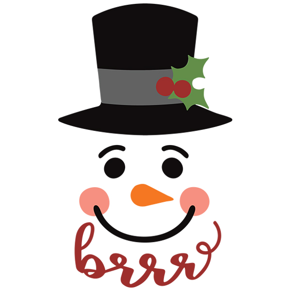 Brrr Snowman [SVG, DXF]