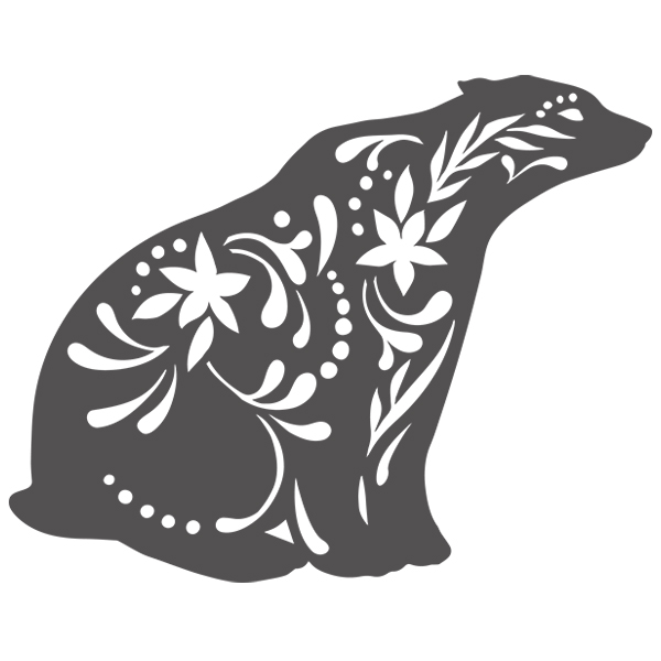 Papercut Bear [SVG, DXF]