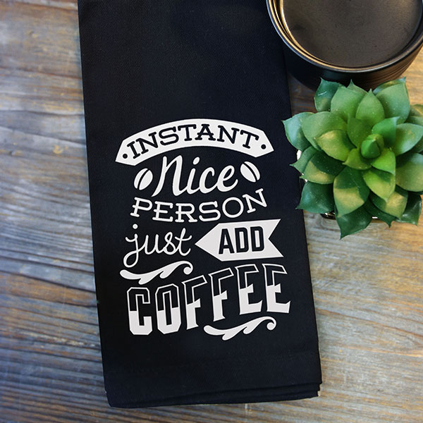 Instant Nice Person Just Add Coffee [SVG, DXF] 1