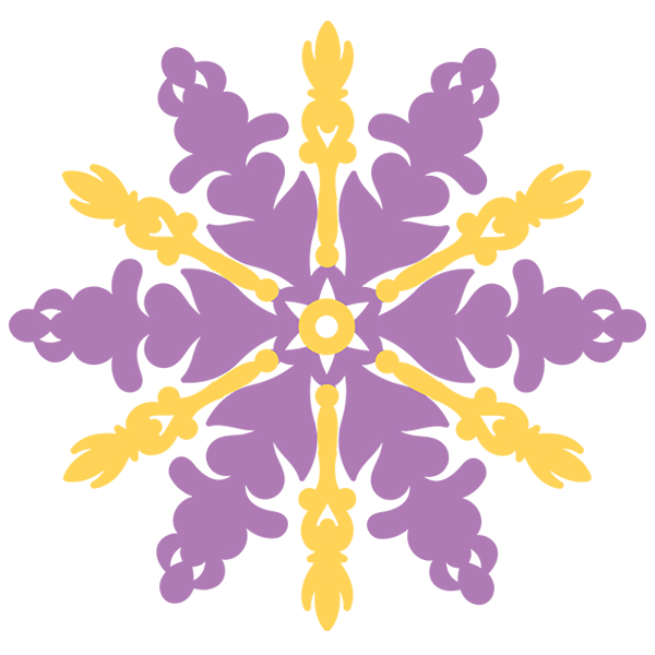 Intricate Snowflake 3 [SVG, DXF]
