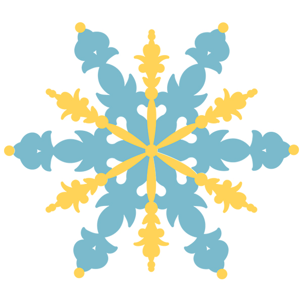Intricate Snowflake 1 [SVG, DXF]