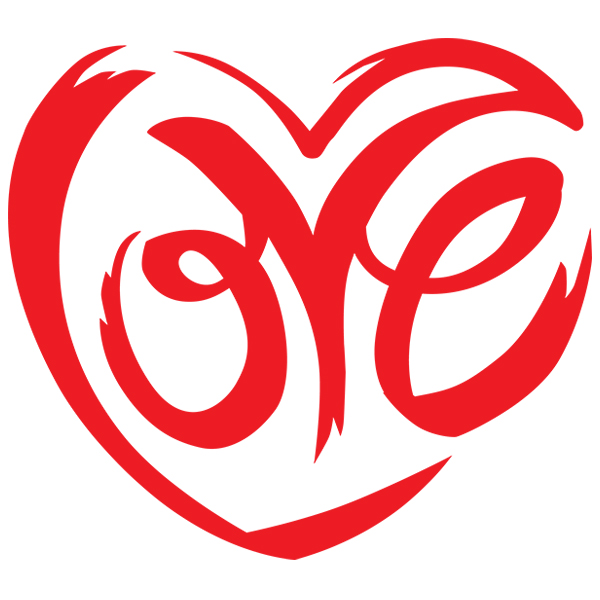 Brushstroke Love [SVG, DXF]