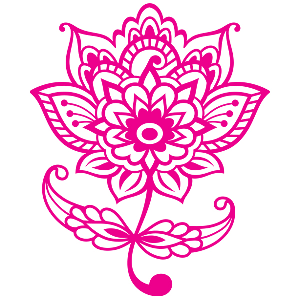 Mehndi Flower [SVG, DXF]