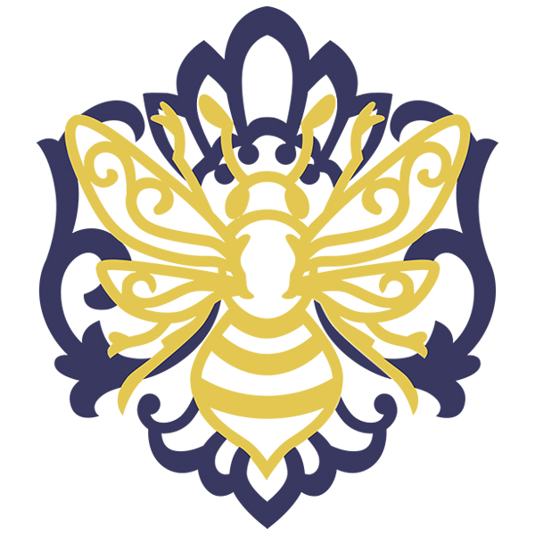 Baroque Bee [SVG, DXF]