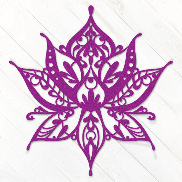 Papercut Lotus Flower [SVG, DXF]