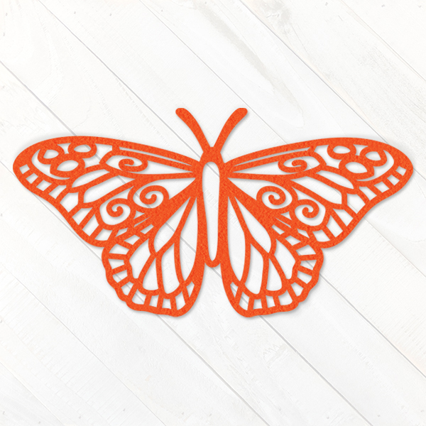 Papercut Monarch Butterfly [SVG, DXF] 1
