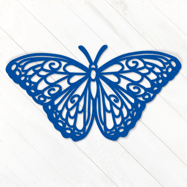 Papercut Blue Morpho Butterfly [SVG, DXF] 1