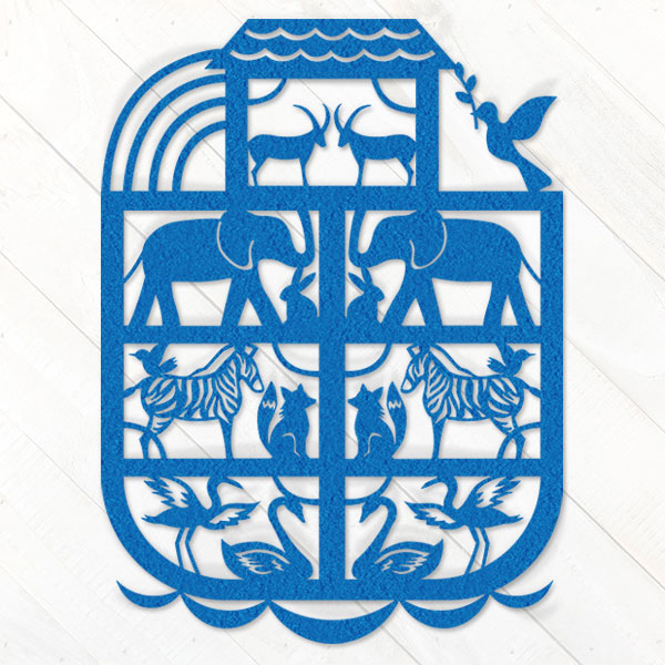 Papercut Noah's Ark [SVG, DXF]