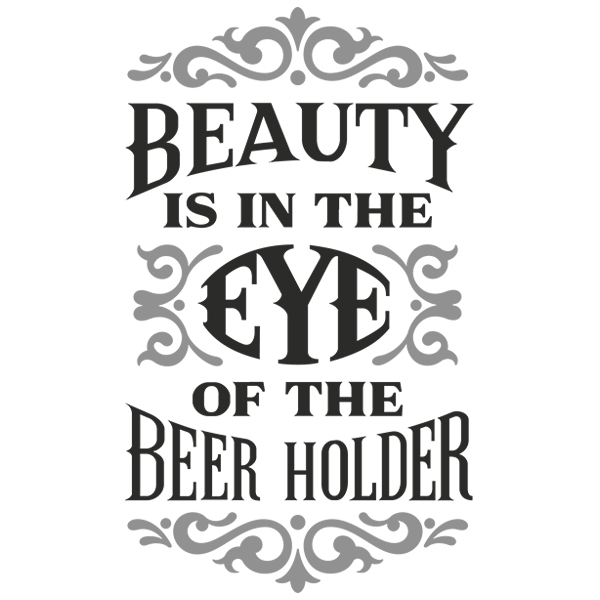 Beauty Is in the Eye of the Beer Holder [SVG, DXF]