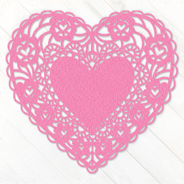 Papercut Heart Doily 1 [SVG, DXF]