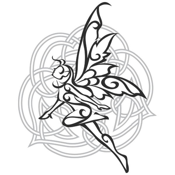 Celtic Fairy [SVG, DXF]
