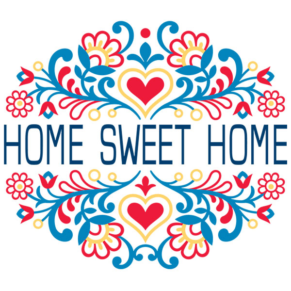 Nordic Home Sweet Home [SVG, DXF]