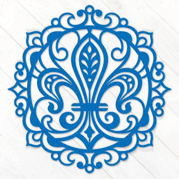 Papercut Fleur de Lis [SVG, DXF]