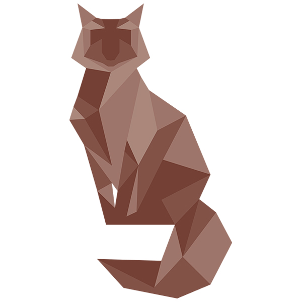 Faceted Cat [SVG, DXF]