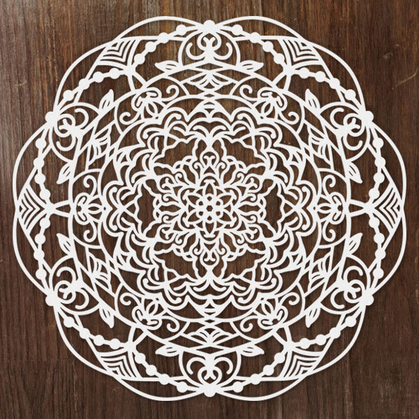 Intricate Mandala 3 [SVG, DXF]