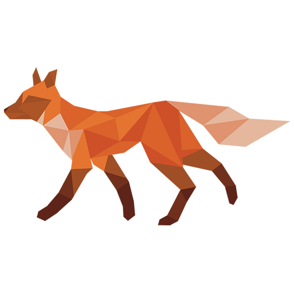 Faceted Fox [SVG, DXF]