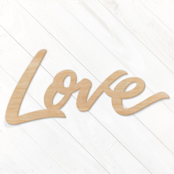 Love Script [SVG, DXF]